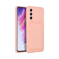 Forcell Beep Card skirtas Samsung Galaxy S21 FE, rožinis kaina ir informacija | Telefono dėklai | pigu.lt