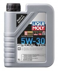 Liqui Moly variklio alyva Special Tec 5W-30, 5l kaina ir informacija | Variklinės alyvos | pigu.lt