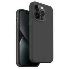 UNIQ etui Lino Hue iPhone 14 Pro 6,1" Magclick Charging szary|charcoal grey цена и информация | Чехлы для телефонов | pigu.lt