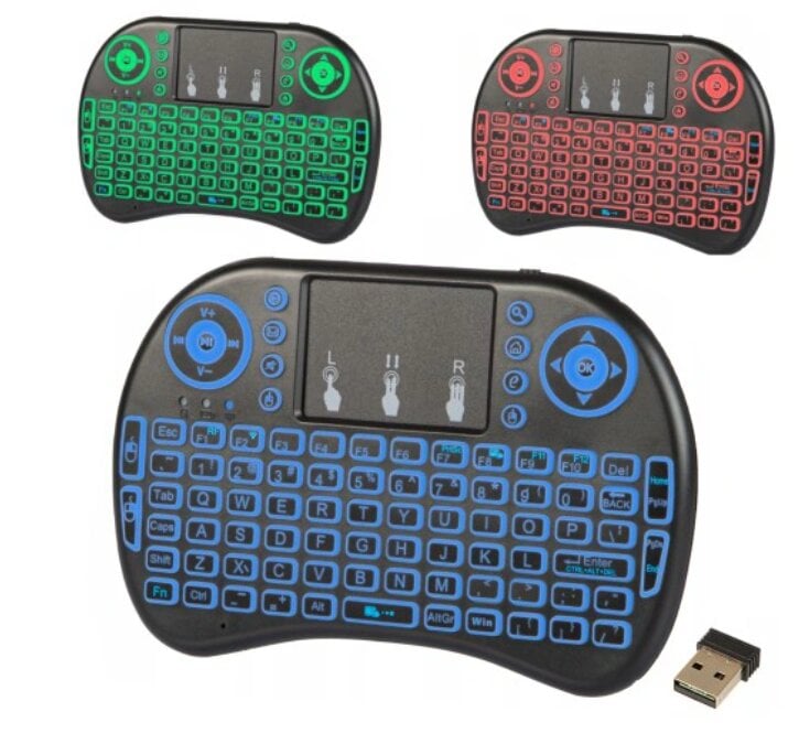 Mini Keyboard LED kaina ir informacija | Klaviatūros | pigu.lt