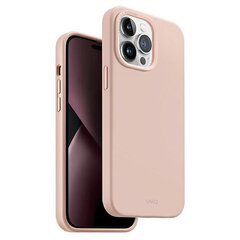 UNIQ etui Lino iPhone 14 Pro Max 6,7" różowy|pink blush цена и информация | Чехлы для телефонов | pigu.lt