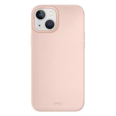 UNIQ etui Lino iPhone 14 6,1" różowy|blush pinkt цена и информация | Чехлы для телефонов | pigu.lt