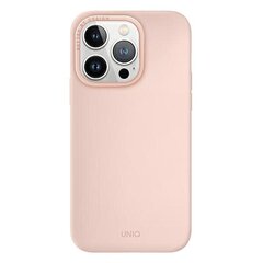 Uniq Lino Case, rožinis kaina ir informacija | Telefono dėklai | pigu.lt