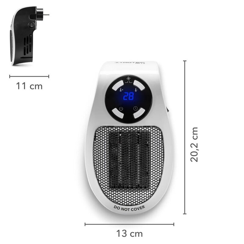 Kištukinis šildytuvas Trotec TFC 1 E цена и информация | Šildytuvai | pigu.lt