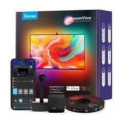 Govee H6199 televizoriaus apšvietimas | LED juostelė | 75-85 colių televizoriams, Wi-Fi, Bluetooth, RGBIC kaina ir informacija | LED juostos | pigu.lt