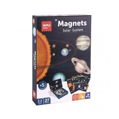 Magnetinis žaidimas - dėlionė Saulės sistema цена и информация | Развивающие игрушки | pigu.lt