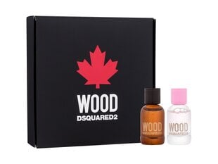 Tualetinio vandens dovanų rinkinys Dsquared2 Wood Eau de Toilette, 2x5ml kaina ir informacija | Dsquared2 Kvepalai, kosmetika | pigu.lt