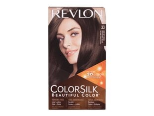 Краска для волос Revlon Colorsilk 33 Dark Soft Brown, 59,1 мл цена и информация | Краска для волос | pigu.lt