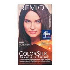 Plaukų dažai Revlon colorsilk Beautiful Color 27 Deep Rich Brown, 59,1 ml kaina ir informacija | Plaukų dažai | pigu.lt
