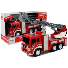 Žaislinis gaisrinės automobilis Lean Toys, raudonas kaina ir informacija | Žaislai berniukams | pigu.lt