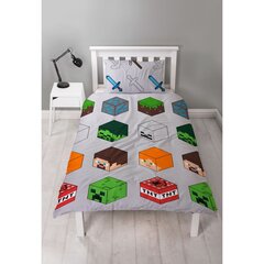 Детский комплект постельного белья MINECRAFT, 2 штуки (140 x 200 см) цена и информация | Детское постельное бельё | pigu.lt