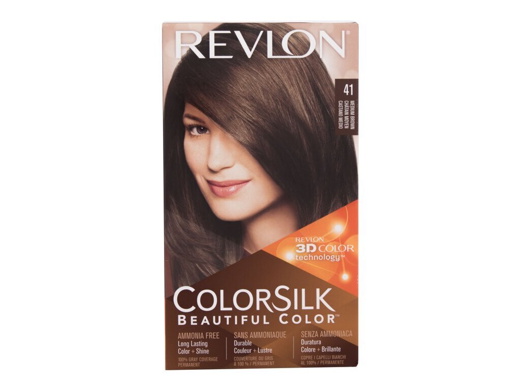Plaukų dažai Colorsilk Revlon Medium Brown kaina ir informacija | Plaukų dažai | pigu.lt