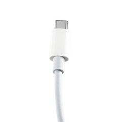 Maxlife cable MXUC-05 USB-C - USB-C 1,0 м 100 Вт white цена и информация | Кабели для телефонов | pigu.lt