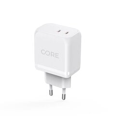 Forever CORE SMART PD wall charger 2xUSB-C 45 Вт цена и информация | Зарядные устройства для телефонов | pigu.lt