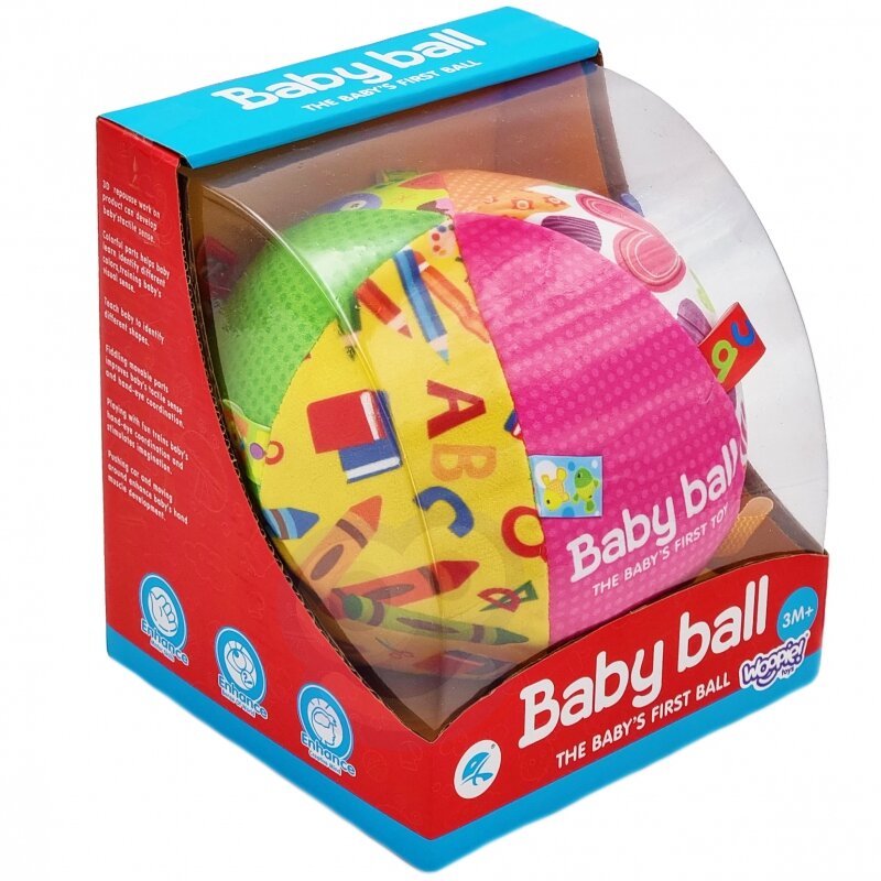 Minkštas sensorinis kamuolys su įdėklais mažyliui kaina ir informacija | Žaislai kūdikiams | pigu.lt