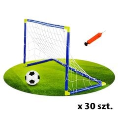 Futbolo vartai su kamuoliu ir pompa Football Sport 30 vnt. kaina ir informacija | Futbolo vartai ir tinklai | pigu.lt