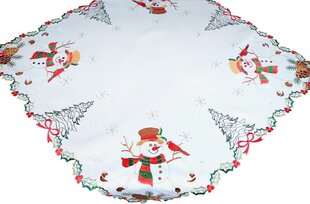 Рождественская скатерть с вышивкой OS-303-A, 85x85 см цена и информация | Скатерти, салфетки | pigu.lt