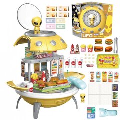 WOOPIE Fast Food Shop 3in1 Backpack Projector UFO 60 el. цена и информация | Игрушки для девочек | pigu.lt