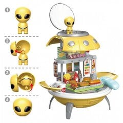 WOOPIE Fast Food Shop 3in1 Backpack Projector UFO 60 el. цена и информация | Игрушки для девочек | pigu.lt