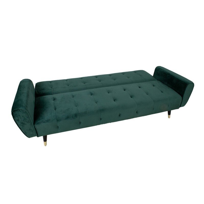 Sofa - lova Falun, 214x83x82cm, žalia kaina ir informacija | Sofos | pigu.lt