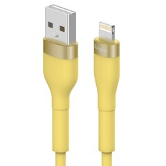 Ringke CB60037RS, USB-A - Lightning 480Мб/с 12Вт 2м желтый цена и информация | Кабели для телефонов | pigu.lt
