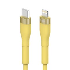 Ringke CB60150RS, USB-C - Lightning 480Мб/с 20Вт 2м желтый цена и информация | Кабели для телефонов | pigu.lt