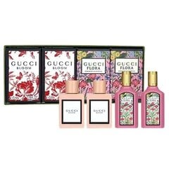 Rinkinys Gucci Bloom Gucci Flora moterims, Kvapusis vanduo EDP, 5 ml + Kvapusis vanduo EDP, 5 ml + Kvapusis vanduo EDP, 5 ml + kvapusis vanduo EDP 5 ml kaina ir informacija | Kvepalai moterims | pigu.lt