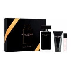 Rinkinys Narciso Rodriguez For Her moterims : Tualetinis vanduo EDT, 100 ml + Tualetinis vanduo EDT, 10 ml + kūno losjonas, 50 ml kaina ir informacija | Narciso Rodriguez Kvepalai, kosmetika | pigu.lt