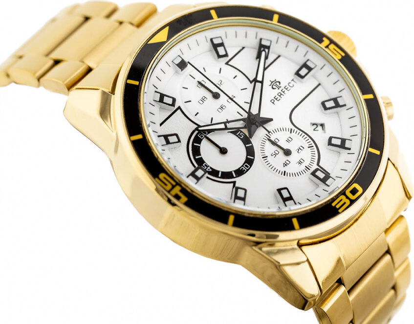 Perfect MEN'S WATCH CH02M - CHRONORGAF (zp356d) CH02M-05 kaina ir informacija | Vyriški laikrodžiai | pigu.lt