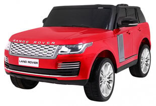 Dvivietis elektromobilis Range Rover HSE, raudonas lakuotas kaina ir informacija | Elektromobiliai vaikams | pigu.lt