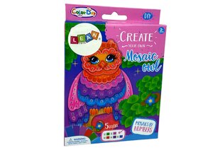 Разноцветная мозаика - Сова цена и информация | Развивающие игрушки | pigu.lt
