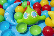 Pripučiamas baseinas Bestway, su kamuoliukais, violetinis kaina ir informacija | Žaislai kūdikiams | pigu.lt