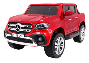 Elektromobilis Mercedes Benz X-Class MP4, lakuotas raudonas kaina ir informacija | Elektromobiliai vaikams | pigu.lt