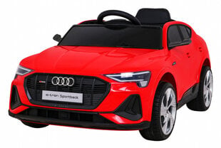 Vienvietis vaikiškas elektromobilis Audi E-Tron, raudonas kaina ir informacija | Elektromobiliai vaikams | pigu.lt
