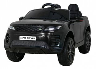 Vienvietis elektromobilis Range Rover Evoque, juodas kaina ir informacija | Elektromobiliai vaikams | pigu.lt