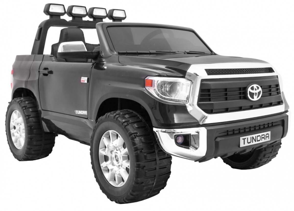 Dvivietis elektromobilis Toyota Tundra XXl, juodas kaina ir informacija | Elektromobiliai vaikams | pigu.lt