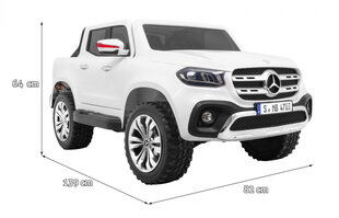 Elektromobilis Mercedes Benz X-Class MP4, baltas kaina ir informacija | Elektromobiliai vaikams | pigu.lt