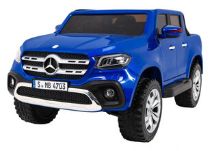 Elektromobilis Mercedes Benz X-Class MP4, lakuotas mėlynas kaina ir informacija | Elektromobiliai vaikams | pigu.lt