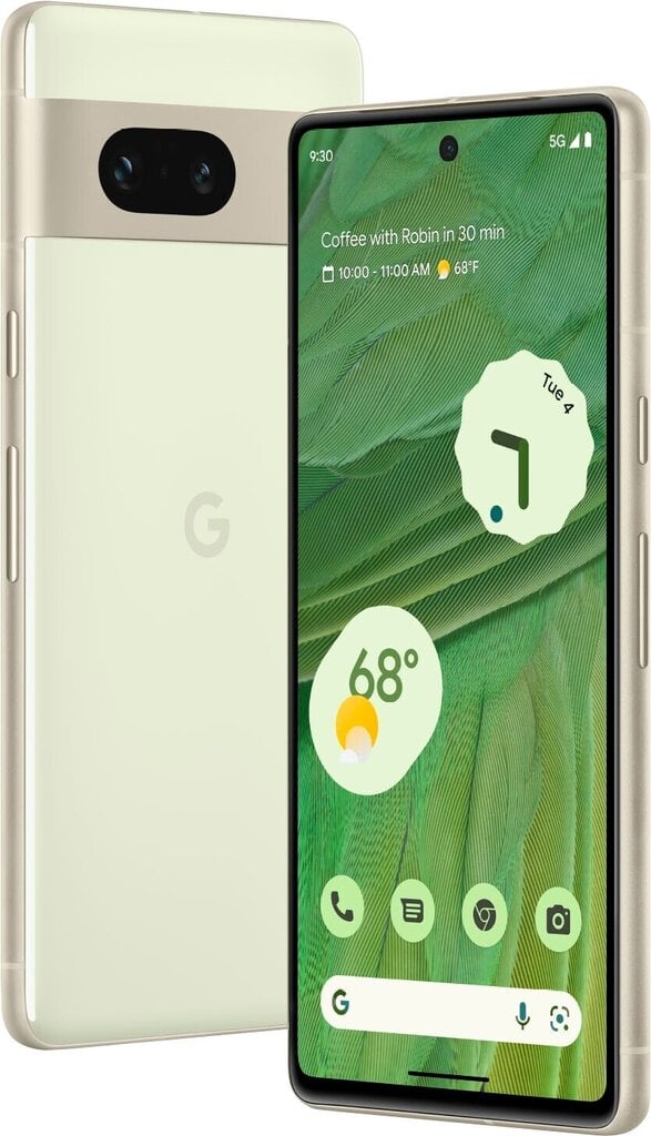Google Pixel 7 5G Dual SIM 8/128GB Lemongrass (GA03943-GB) цена и информация | Mobilieji telefonai | pigu.lt