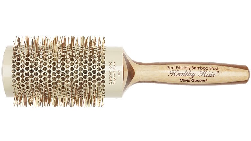 Terminis plaukų formavimo šepetys Olivia Garden Bamboo Brush Healthy Hair HH - 53 mm kaina ir informacija | Šepečiai, šukos, žirklės | pigu.lt