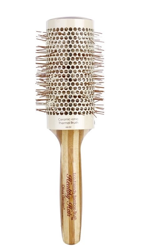 Terminis plaukų formavimo šepetys Olivia Garden Bamboo Brush Healthy Hair HH - 53 mm
