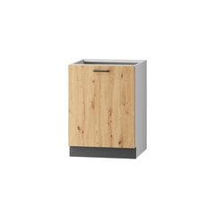 Напольный кухонный шкафчик CLARA, дуб цена и информация | Кухонные шкафчики | pigu.lt