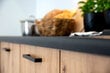 Pastatoma virtuvės spintelė kriauklei CLARA, ąžuolas kaina ir informacija | Virtuvinės spintelės | pigu.lt