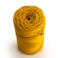Makrame medvilninė virvė, 3mm 140m, 500g, vienos gijos sukimo, garstyčių spalvos цена и информация | Nėrimo priemonės | pigu.lt