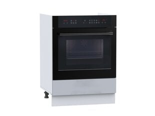 Напольный кухонный шкаф для духовки NATALIA DK60, серый цвет цена и информация | Кухонные шкафчики | pigu.lt