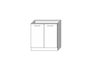 Напольный кухонный шкаф VITA D80, белый цена и информация | Кухонные шкафчики | pigu.lt