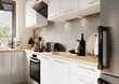 Pakabinama virtuvės spintelė su stiklu VITA WS80N, balta kaina ir informacija | Virtuvinės spintelės | pigu.lt