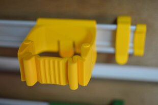 Toolflex geltonas įrankių laikiklis su 3 laikikliais, 54cm kaina ir informacija | Įrankių dėžės, laikikliai | pigu.lt
