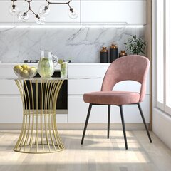 Обеденный стул CosmoLiving by Cosmopolitan Alexi, розовый цвет цена и информация | Стулья для кухни и столовой | pigu.lt