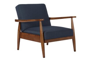 Кресло Mid Century, синий цвет цена и информация | Кресла в гостиную | pigu.lt